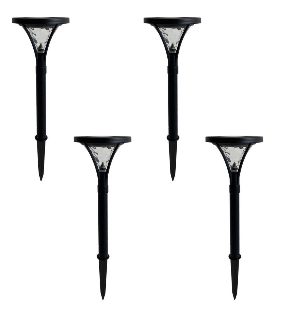 Smartyard Solar LED Lights – Graphite Black (4 Pieces)