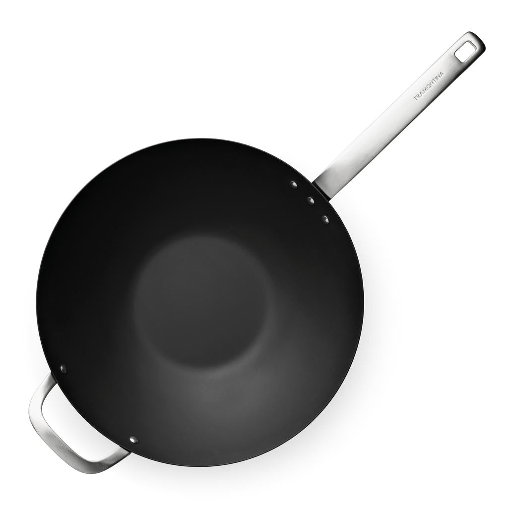 Tramontina Carbon Steel Wok – 14"